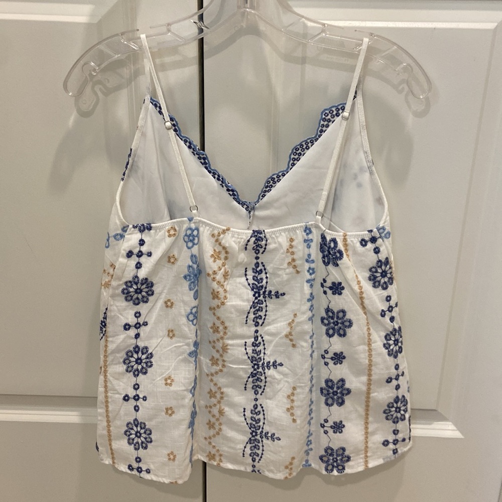 Francesca’s beautiful white, cotton, strappy top. Never been worn. NWT - Picture 4 of 5